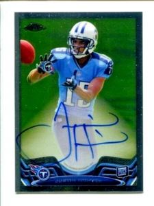Autógrafos de novato Topps cromados 2013 #18 Justin Hunter #/600 🏈 - Imagen 1 de 2