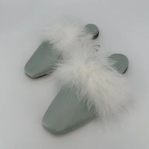 Zapatos para dormir para mujer como nuevos Manon Mulas plumas desmontables talla 36 5-5,5 - Imagen 1 de 11