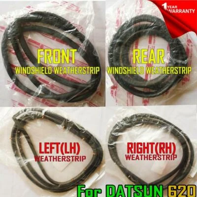 FITS DATSUN 620 PICKUP TRUCK WEATHERSTRIP FRONT + REAR + DOOR LH & RH WINDSHIELD Foto 1 de 4