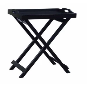 Convenience Concepts Tray End Table 24.5" H X 22" W, Standard Rectangle Wood - Picture 1 of 6