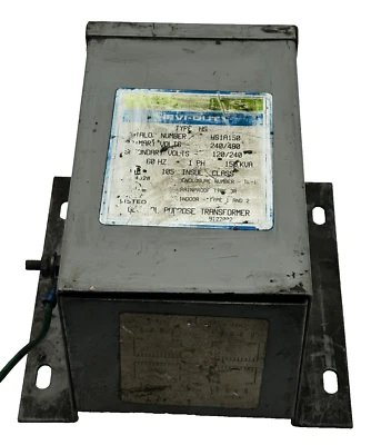 GENERAL SIGNAL HS1A150 HEVI-DUTY GENERAL PURPOSE TRANSFORMER 60HZ 1 PH 150KVA 🎯 - Image 1 of 4