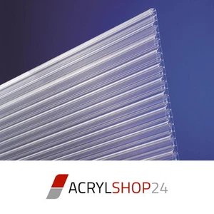 Doppelstegplatten Stegplatten 16mm Polycarbonat X-Struktur klar UV-Stabil - Bild 1 von 12
