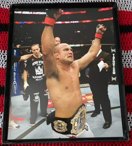 BJ Penn "The Prodigy" UFC 16x20 Poster Vintage Poster Champion Belt Jay Dee Cover