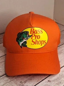 Bass Pro Shops Herren Truckermütze Mesh Cap Orange Angelmütze - Bild 1 von 7