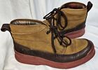 Cole Haan Sporting Boots 7.5 Women's Tan Suede With Red Soles *read*        (Sr)