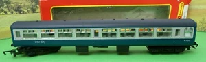 Hornby R724 BR Mk2 Inter-City Tourist Open Coach M5120 azul/gris fuera de caja (p) - Imagen 1 de 4