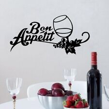 Cartoon Bon Appetit Home Decor Wall Stickers For Kitchen Room Art Decal Mural