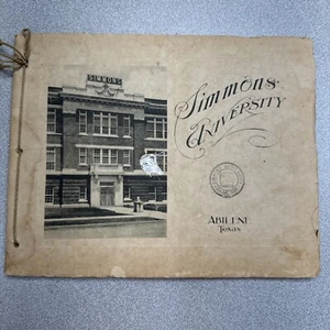 Vtg Simmons University Bulletin July 1926 Abilene, Tx. Vol. XII No. 2607 - Picture 1 of 11