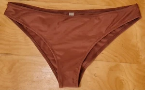 SHEIN Bikini Bottom Size XL High Waist Brown NWT - Picture 1 of 5