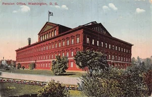Postal Washington DC: The Pension Office, antigua parte posterior dividida sin publicar - Imagen 1 de 2