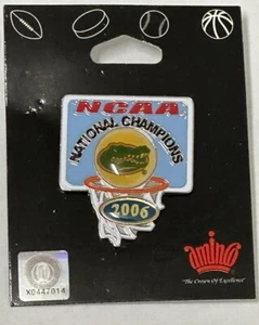 UF Florida Gators 2006 NCAA National Champions Basketball Championship Pin - Picture 1 of 3
