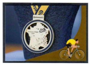 PANINI TOUR DE FRANCE 2022 #4 Winner's Medal Stickers