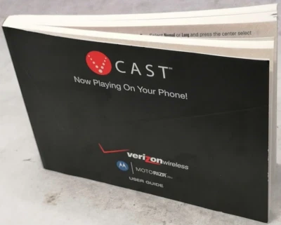 Verizon User Guide for MOTO Z6c Wireless Phone, English & Spanish (2007) - Image 1 of 2