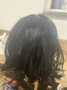 Mikasa schwarze Haarperücke kurz Bob Cut - Bild 1 von 1