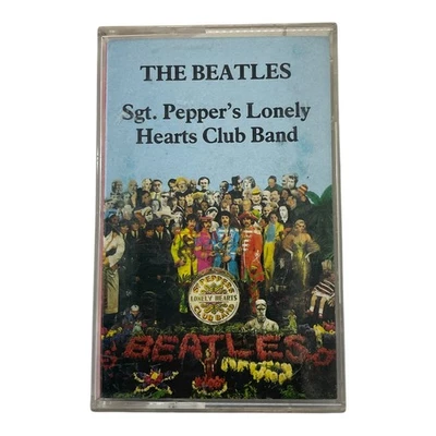 The Beatles Sgt Pepper's Lonely Hearts Club Band Cassette Tape Vintage 1987 - Image 1 of 3