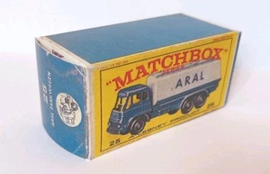 Matchbox RW #25c 1:85 Bedford Tanker Truck "Aral" blau Repro "E" Box Lesney - Bild 1 von 4