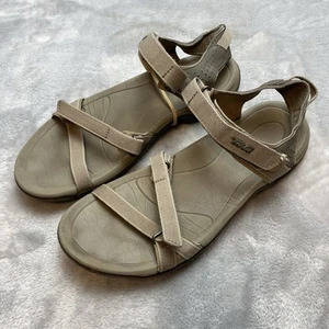 Sandali Teva Verra donna 8 grigio talpa con cinturino escursionismo outdoor spiaggia Gorpcore - Foto 1 di 7