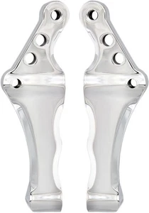 Speed Merchant Polished Radial Dual Brake Caliper Mount 2000-17 Harley 13" Pair - Picture 1 of 3