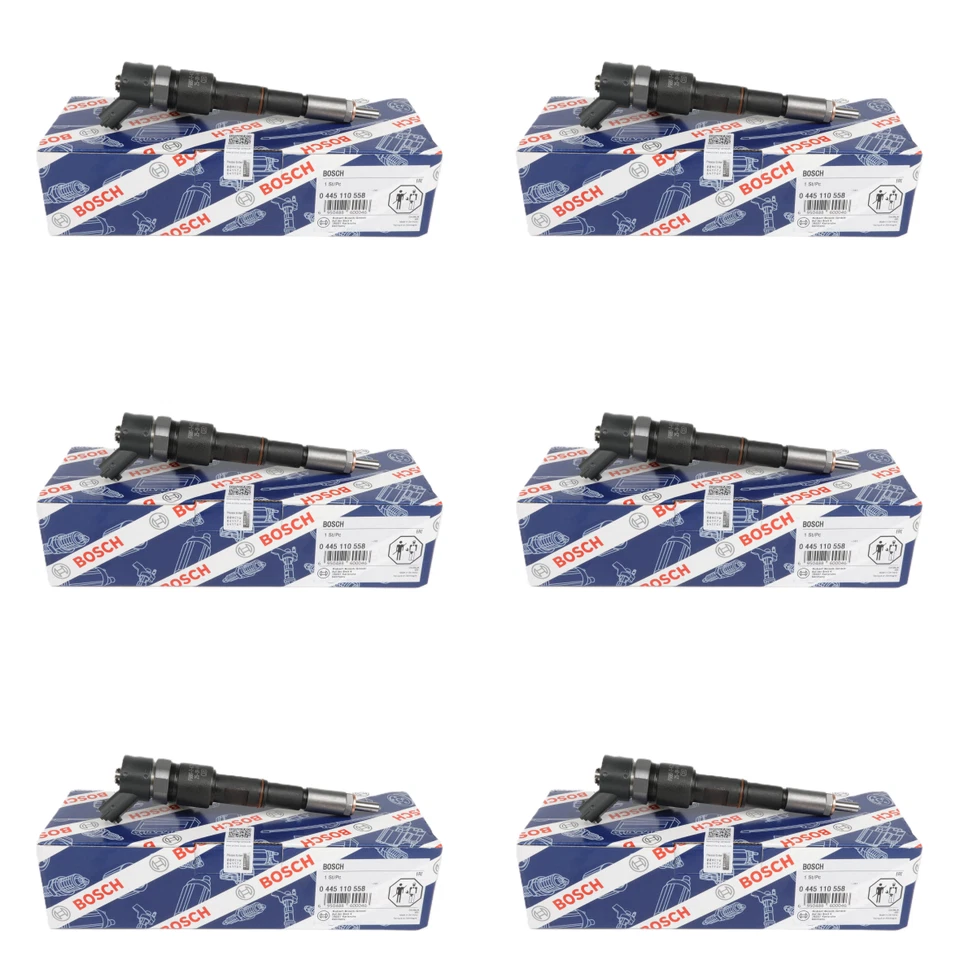 04123831 0445110558 For Deutz TCD3.6L4 Diesel Engine Bosch Fuel Injector 6PCS - Изображение 1 из 4