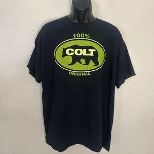 Camiseta Colt Studio Bear XXL Suavemente Usada 100% Algodón De Colección con Logo Craquetado - Imagen 1 de 4
