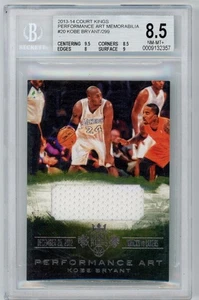 2013-14 Court Kings KOBE BRYANT /299 Lakers Art Game Used Relic BGS 8.5 N812 - Picture 1 of 3