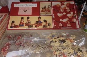 Vintage Anne Geddes Christmas Babies Pieces Puzzle 3-1 Set 700,550,100 Pieces  - Picture 1 of 6