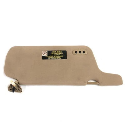 1995-1999 Nissan Maxima Sun Visor Driver Left Side Tan Brown Cloth W/ Homelink - Image 1 of 4