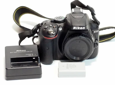Nikon D5300 24.8 MP DSLR Body Only and Items Shown - Image 1 of 4