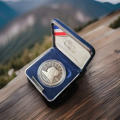 2003 First Flight Centennial Uncirulated 90% Silver Dollar US Mint  - Image 1 of 4