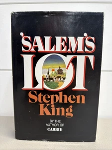 Stephen King Salem’s Lot First Edition 1975 Hardcover Book with Dust Jacket - Picture 1 of 9