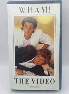 Wham! The Video (1985, VHS) CBS Fox, George Michael, Careless Whisper, Christmas - Foto 1 di 3