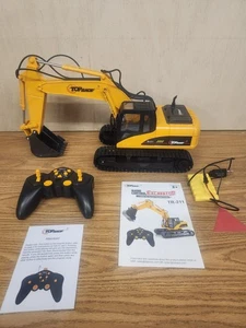 Top Race RC Excavator FOR PARTS PLEASE READ TR-211 Remote battery instruction - Picture 1 of 7