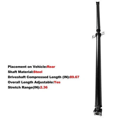 Drive Shaft For Toyota RAV4 2009-2019 L4 2.5L 2.5 Sport Utility Rear AWD/4WD - Image 1 of 4