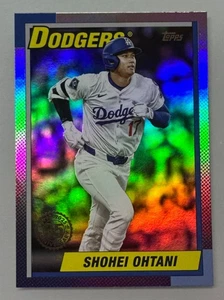 2025 Topps Update Shohei Ohtani 1990 35th Anniversary Foil #U90-33 Dodgers - Bild 1 von 2
