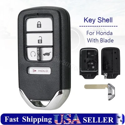 Carcasa de llavero remoto de repuesto 5B para Honda Pilot CR-V Civic 2016-2022 Foto 1 de 4
