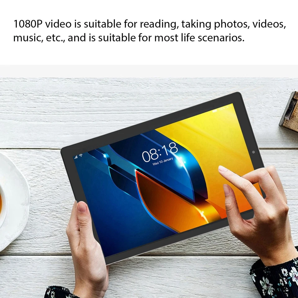 128GB Tablet 10.1 Inch Blue 6GB 128GB 10 Core CPU 8800mAh Dual Band 5G WiFi Type - Image 1 of 4
