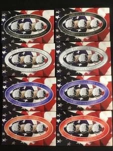 8 Sets Of State Quarters Mint Editions 2001 & 2005, P, D, Gold & Platinum - Picture 1 of 5