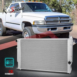 4-Row Aluminum Core Racing Radiator for 94-02 Ram 2500 3500 5.9L Turbo Diesel - Picture 1 of 6