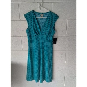 Damenkleid neu mit Etikett Gr. 10 Vintage Style gepunktet - Bild 1 von 7