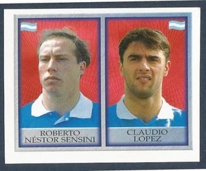 MERLÍN-COPA MUNDIAL OFICIAL INGLATERRA 1998- #300-ARGENTINA-R NESTOR SENSINI/C LOPEZ - Imagen 1 de 1