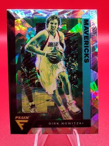 Dirk Nowitzki Dallas Mavericks 2020-21 Flux Silver ghiaccio rotto parallelo - Foto 1 di 1