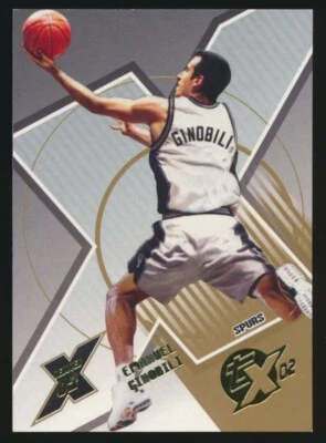 2002-03 Topps Xpectations #151 Emanuel "Manu" Ginobili Rookie RC /500 SP Spurs - Image 1 of 2
