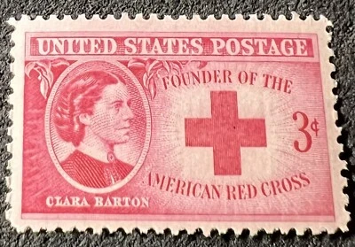 US SCOTT 967 1948 CLARA BARTON AMERICAN RED CROSS 3 CENT MNH OG - Image 1 of 2