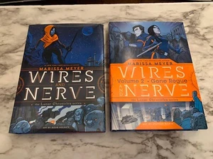Wires and Nerve Set Volume 1 & 2: HARDCOVER Graphic Novel By Marissa Meyer—NEW - Picture 1 of 10