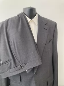TOM FORD Classic Staple Charcoal Grey Notch Lapel Suit $5880 52 42 - Picture 1 of 10