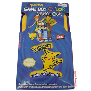 Pokemon Game Boy Color Carrying Case Yellow Pikachu Zippered PP07 - NEW/UNOPENED - Picture 1 of 10