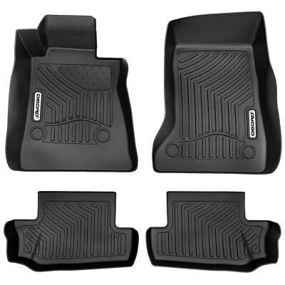 OEDRO Floor Mats for 2016-2024 Chevry Camaro Front & Rear TPE Liners All-Weather Foto 1 de 4
