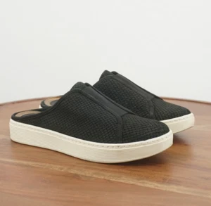 Sofft Womens Beekon Croc Embossed Mule Slip On Sneakers Size 6 M Black - Picture 1 of 9
