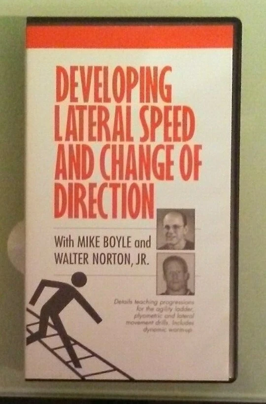 mike boyle DEVELOPING LATERAL SPEED AND CHANGE OF DIRECTION   VHS VIDEOTAPE   - Image 1 of 1