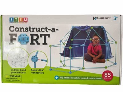 Brand New Sealed Stem Construct-a-Fort 85 Pieces Buildable Children's Playset - Image 1 of 4